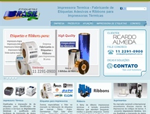 Tablet Screenshot of impressoratermica.com